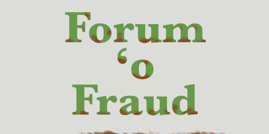 That Hint Of&nbsp;Fraud